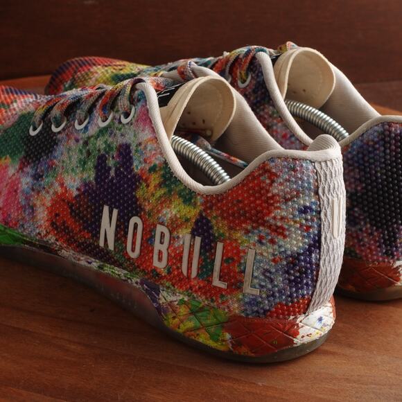 NOBULL Sneakers Unisex SZ M9.5 W11 Tie Dyed Pride Outwork Training Athletic Shoe - Picture 7 of 14